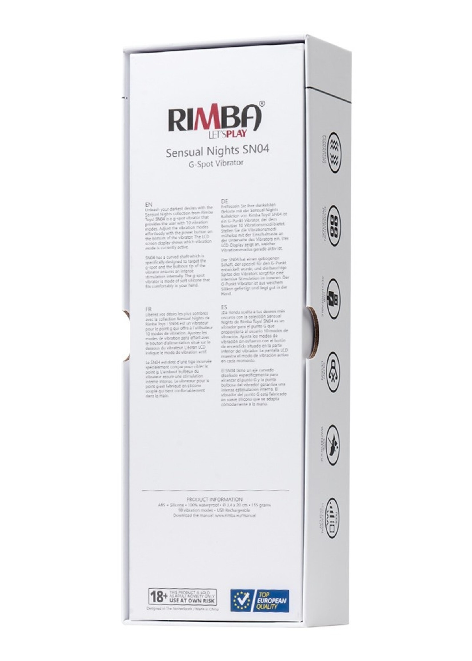 Rimba Toys Sensual Nights SN04 – G-spot vibrator