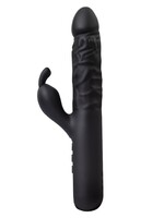 Rimba Toys Sensual Nights SN06 - Realistische Rabbit Vibrator - Zwart