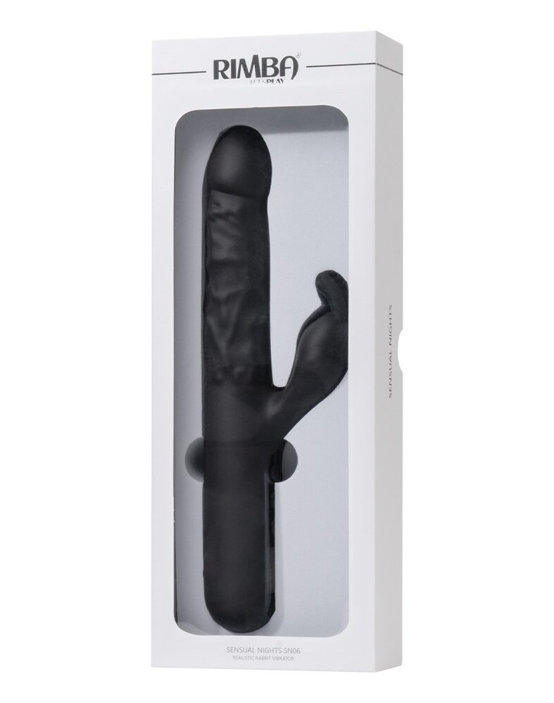 Rimba Toys Rimba Toys - Sensual Nights SN06 - Realistischer Rabbit-Vibrator - Schwarz Rimba Toys Rimba Toys - Sensual Nights SN06 - Realistischer Rabbit-Vibrator - Schwarz