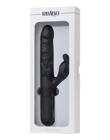Rimba Toys Rimba Toys - Sensual Nights SN06 - Vibrateur Lapin réaliste - Noir Rimba Toys Rimba Toys - Sensual Nights SN06 - Vibrateur Lapin réaliste - Noir