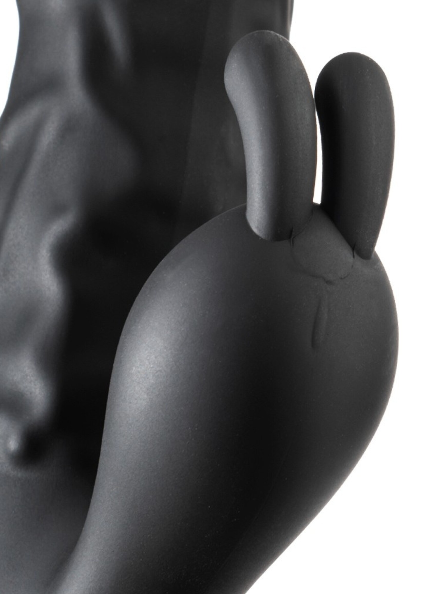 Rimba Toys Sensual Nights SN06 - Vibrateur Lapin réaliste - Noir