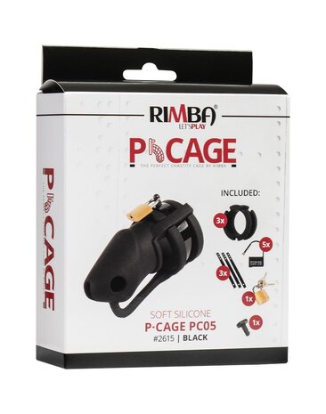 Rimba P-Cage Rimba P-Cage - P-Cage PC05 - Penis Cage - Black
