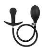Rimba Latex Play Aufblasbarer Anal Plug mit Pumpe - Schwarz