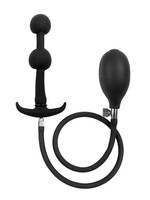 Rimba Latex Play Plug Anal Gonflable avec Double Ballon et Pompe