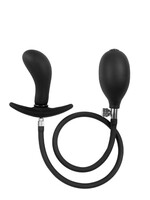 Rimba Latex Play Plug Anal Gonflable Incurvé avec Pompe