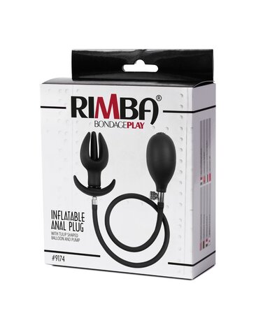 Rimba Latex Play Rimba Latex Play - Inflatable Tulip-Shaped Anal Plug with Pump - Black Rimba Latex Play Rimba Latex Play - Inflatable Tulip-Shaped Anal Plug with Pump - Black