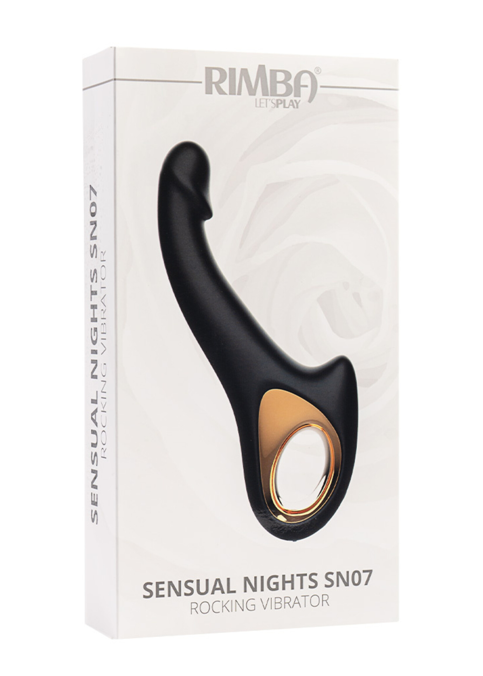 Rimba Toys Sensual Nights SN07 - Rocking Vibrator - Noir