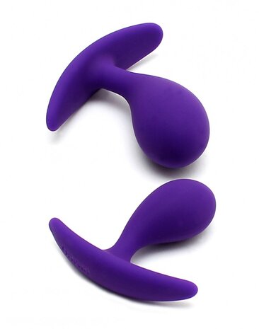 Rimba Toys Copenhagen anal plugs - 2.7 x 6.5 x 7 cm / 2.2 x 6.2 x 5.3 cm