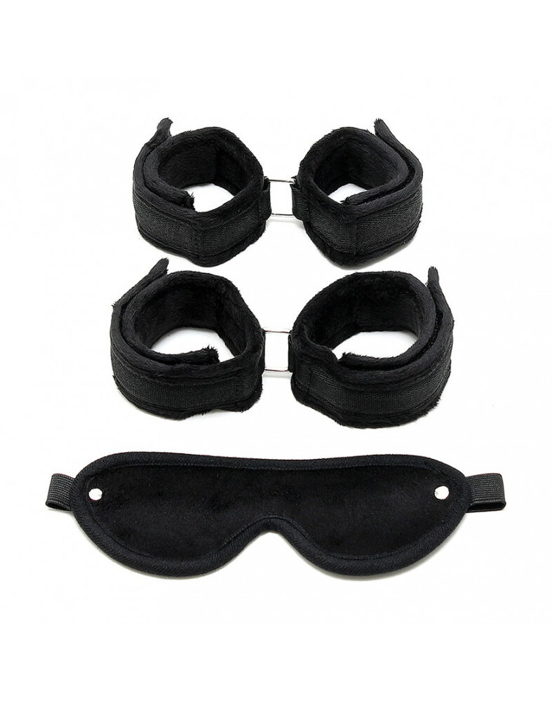 Rimba Bondage Play Rimba – Soft Bondage Set with Velcro (3-piece)