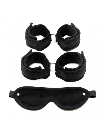 Rimba Bondage Play Rimba – Soft Bondage Set with Velcro (3-piece)
