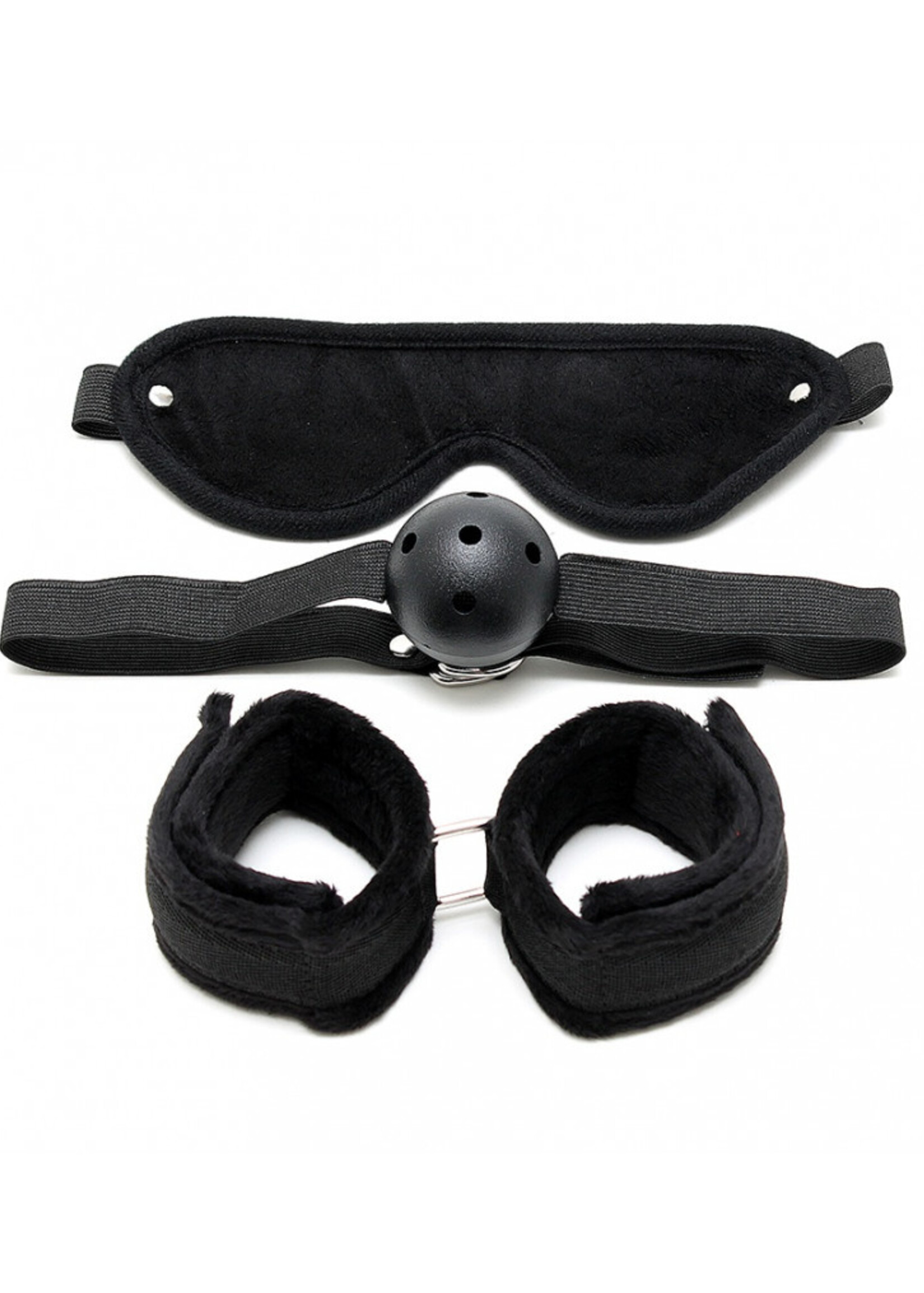 Rimba Bondage Play Zachte bondage set met klittenbandsluiting (3-delig)