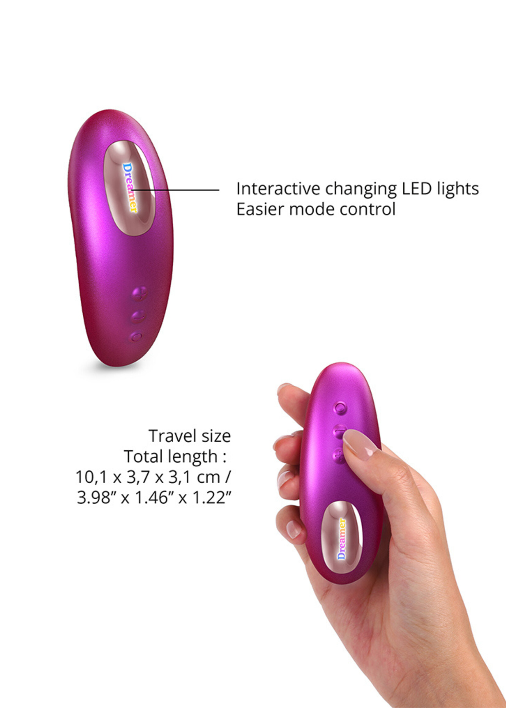 Love to Love Dreamer - Drukgolfvibrator met afstandsbediening