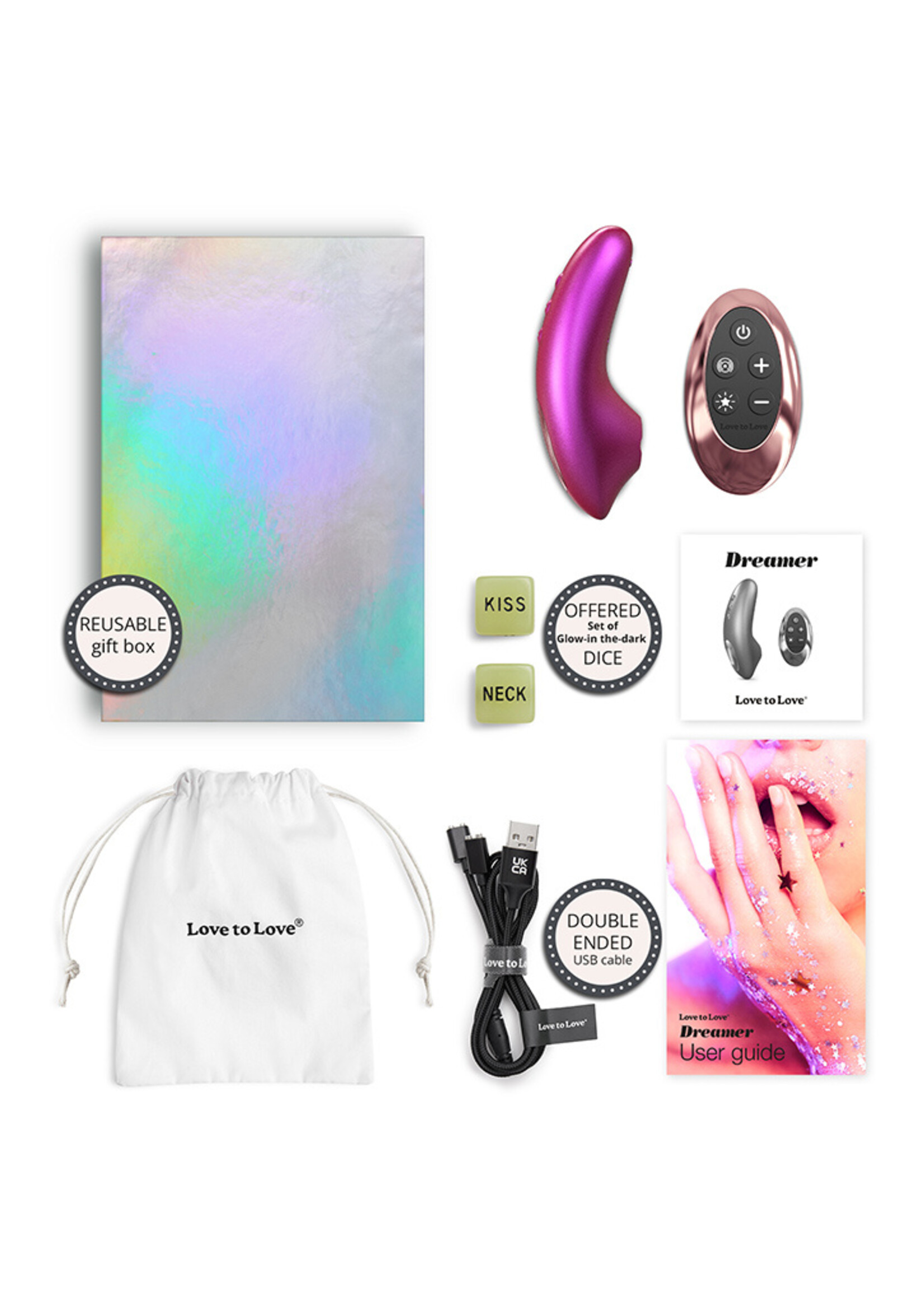 Love to Love Dreamer - Drukgolfvibrator met afstandsbediening