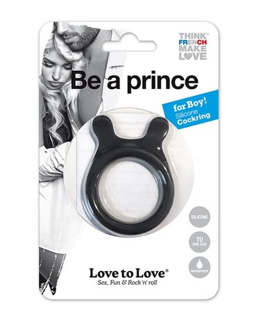 Love to Love The Prince - Penisring Ø4,5 cm mit Klitoris-Stimulator