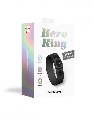 Love to Love Hero Ring - Penisring Ø3-6 cm verstelbaar