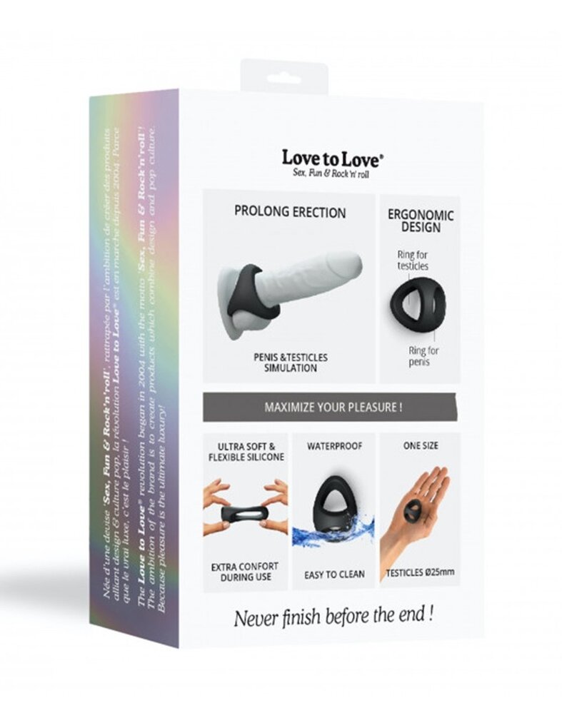 Love to Love Flux Ring - Penisring Ø2,5-3 cm