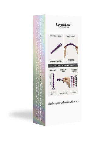 Love to Love Bing Bang Taille S - Perles Anales - Violet Love to Love Bing Bang Taille S - Perles Anales - Violet