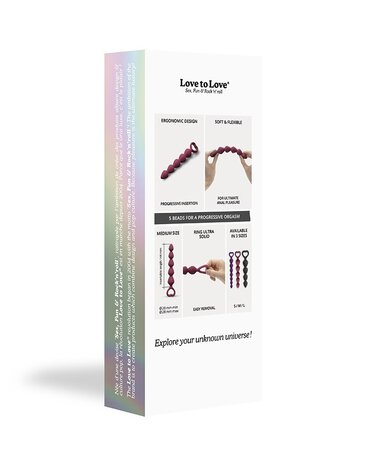 Love to Love Love to Love - Bing Bang Taille M - Perles Anales - Plum Love to Love Love to Love - Bing Bang Taille M - Perles Anales - Plum
