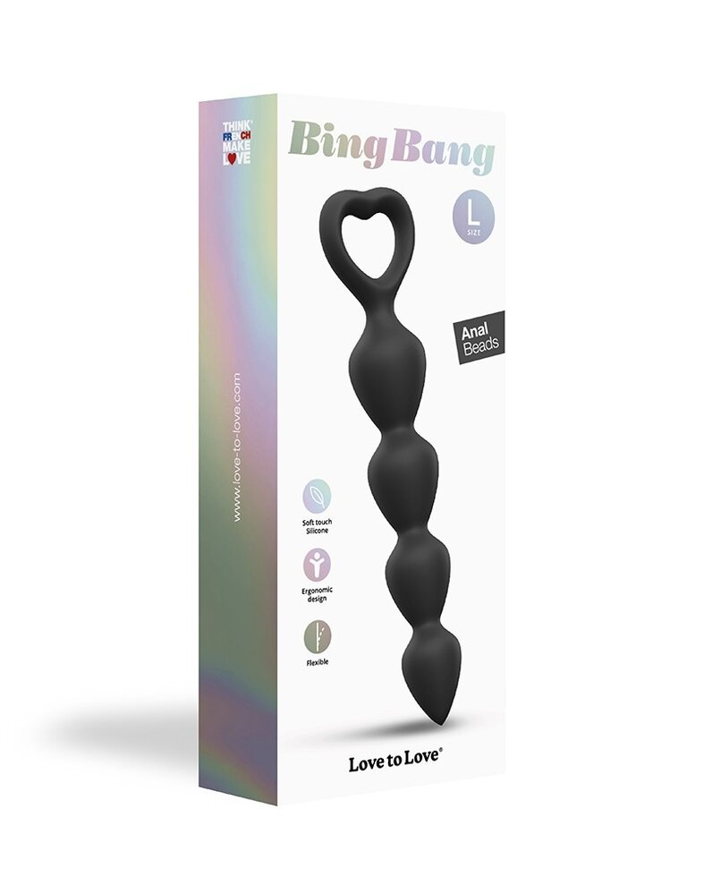 Love to Love Love to Love - Bing Bang Size L - Anal Beads - Black