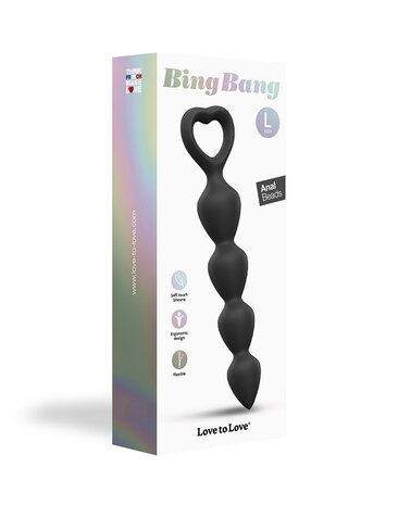 Love to Love Love to Love - Bing Bang Size L - Anal Beads - Black