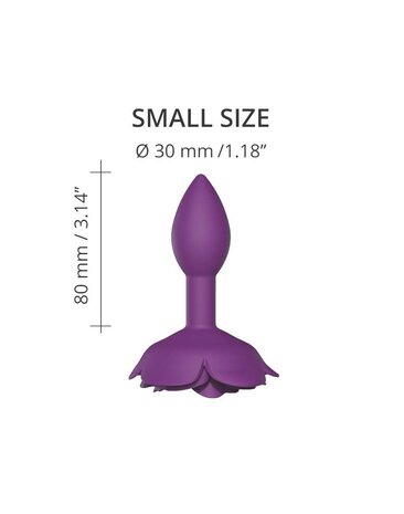 Love to Love Open Roses Taille S - Buttplug - Violet