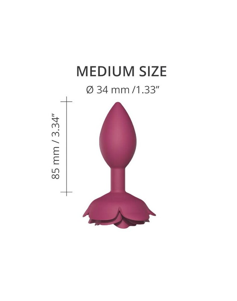 Love to Love Open Roses Taille M - Buttplug - Plum