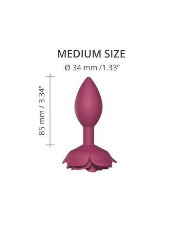 Love to Love Open Roses Taille M - Buttplug - Plum