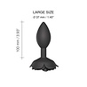 Love to Love Open Roses Taille L - Buttplug - Noir