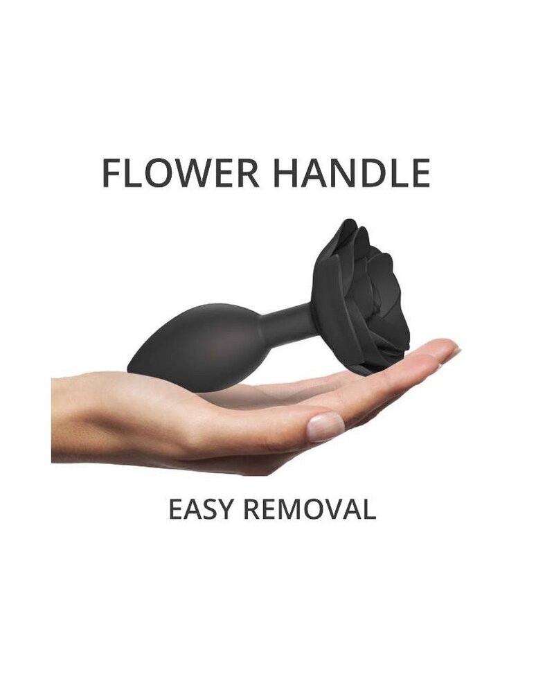Love to Love Open Roses Taille L - Buttplug - Noir