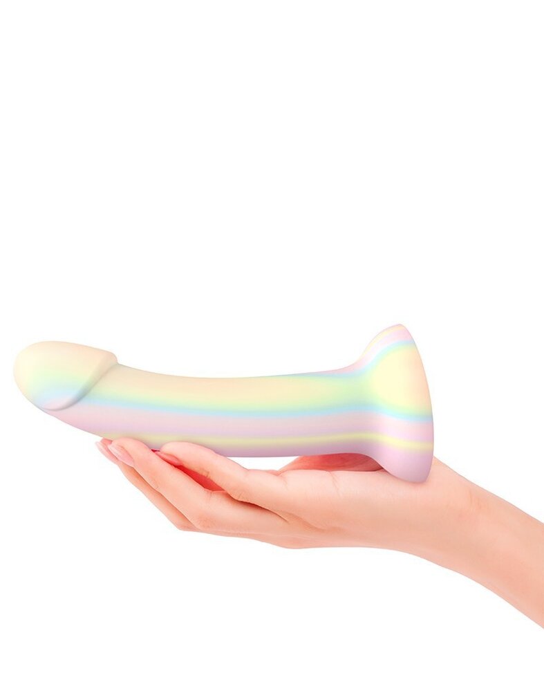 Love to Love Dildoll Fantasia - siliconen dildo 17,6 cm Ø3,6 cm, lichtgevend in het donker