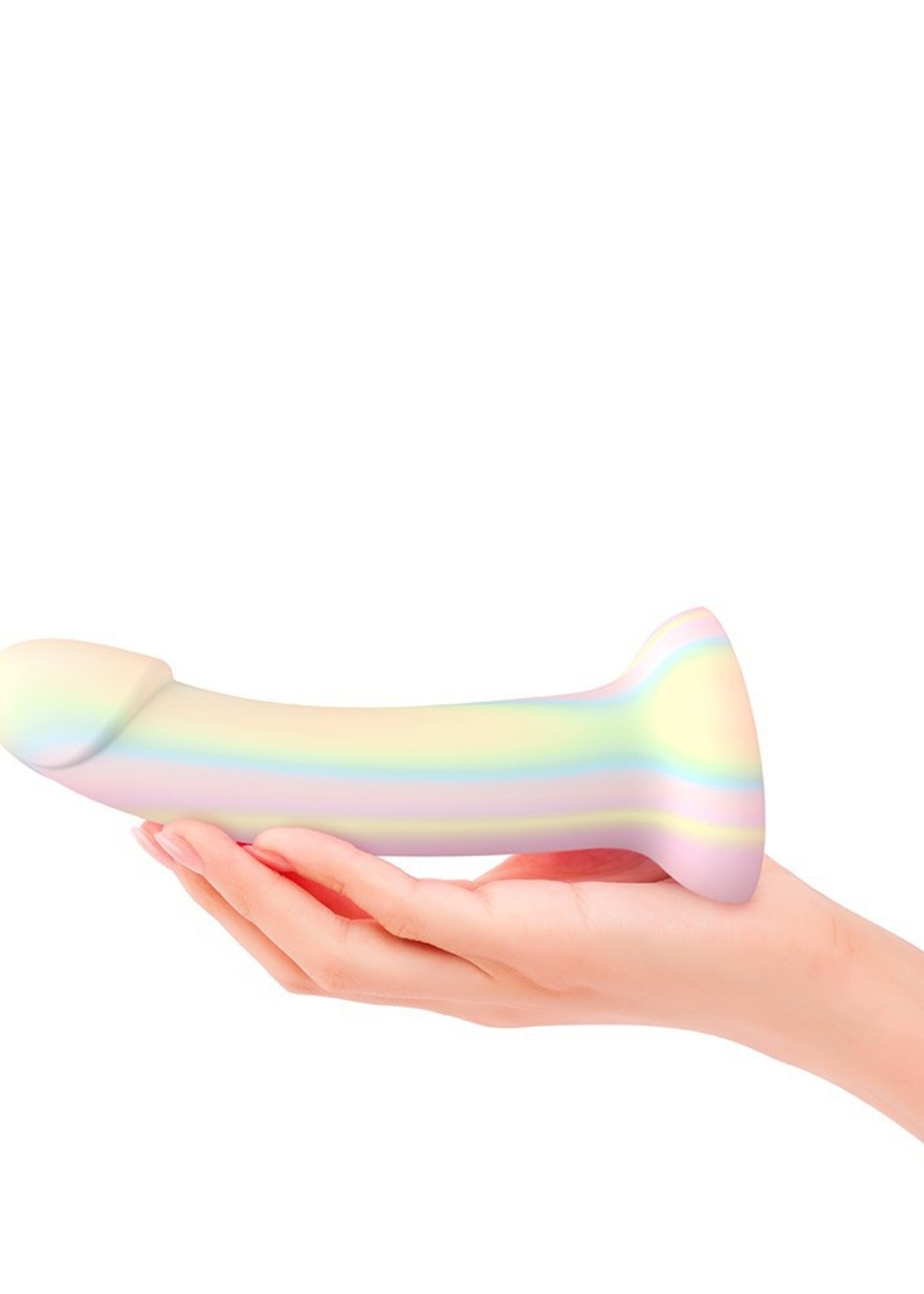 Love to Love Dildoll Fantasia - siliconen dildo 17,6 cm Ø3,6 cm, lichtgevend in het donker