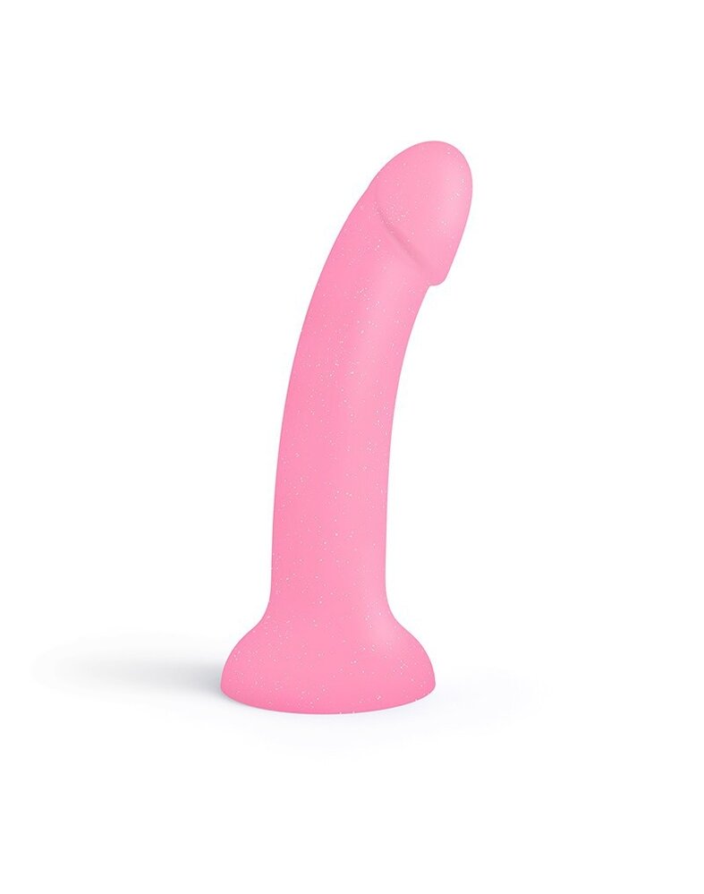 Love to Love Dildoll Glitzy - Silikondildo 17,6 cm Ø3,6 cm mit Saugnapf