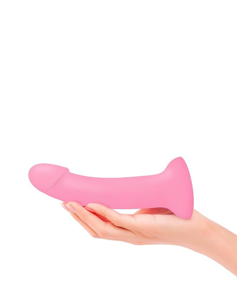 Love to Love Dildoll Glitzy - Siliconen dildo 17,6 cm Ø3,6 cm met zuignap