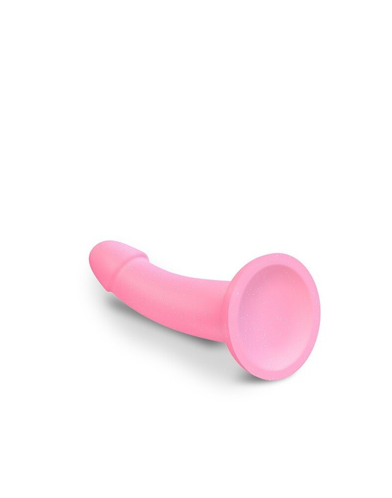 Love to Love Dildoll Glitzy - Siliconen dildo 17,6 cm Ø3,6 cm met zuignap