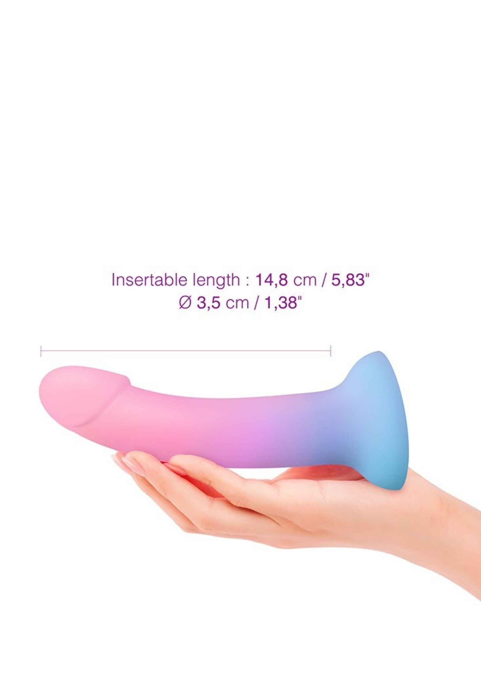 Love to Love Dildoll Utopia - G-spot dildo 17,6 cm Ø3,6 cm met zuignap
