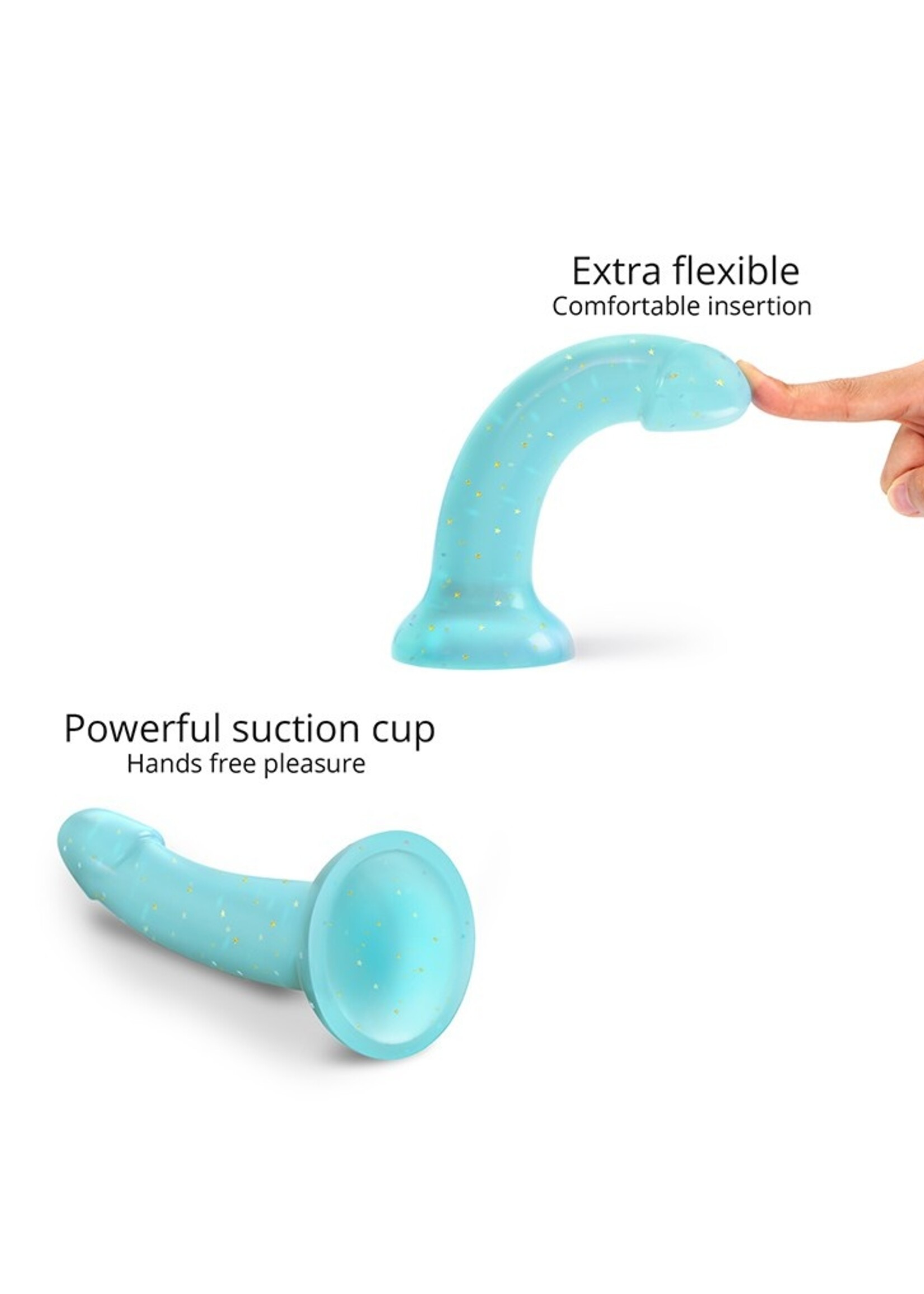 Love to Love Dildoll Nightfall - G-spot dildo 17,6 cm Ø3,6 cm