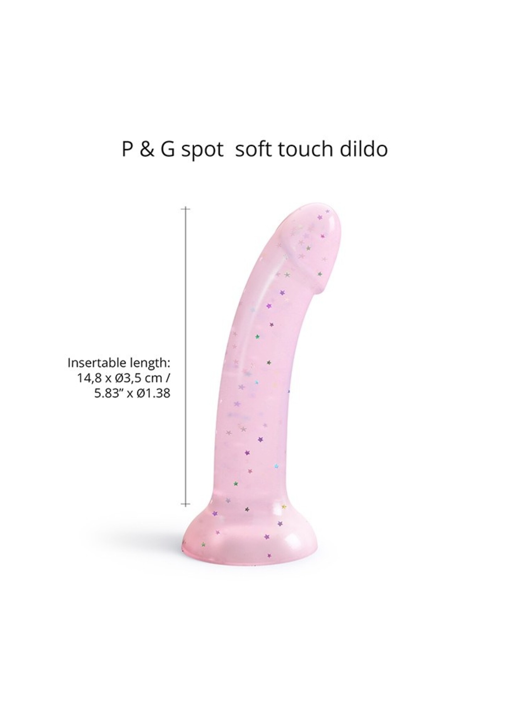 Love to Love Dildoll Starlight - G-spot dildo 17,6 cm Ø3,6 cm
