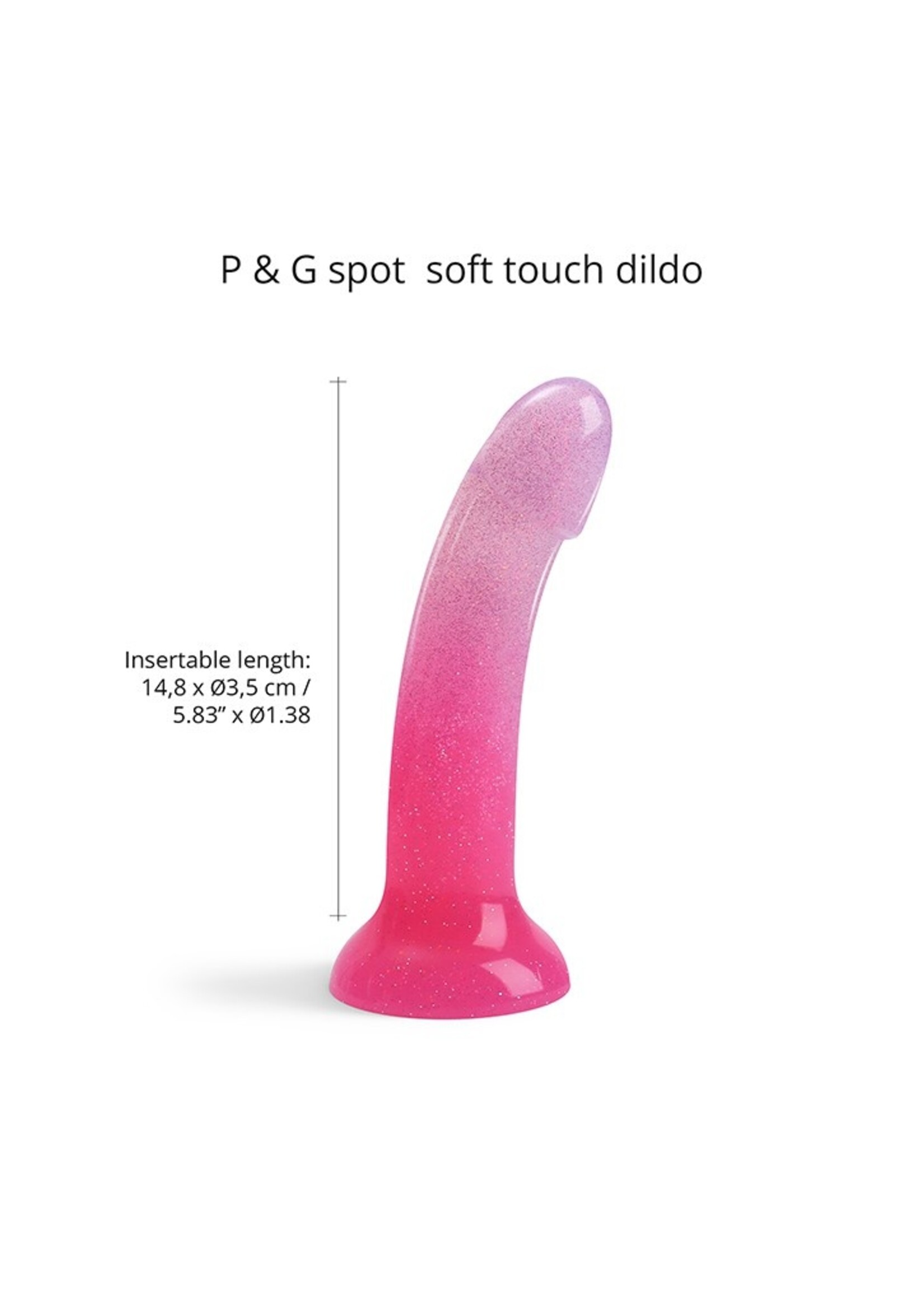 Love to Love Dildoll Sunrise - G-spot dildo 17,6 cm Ø3,6 cm