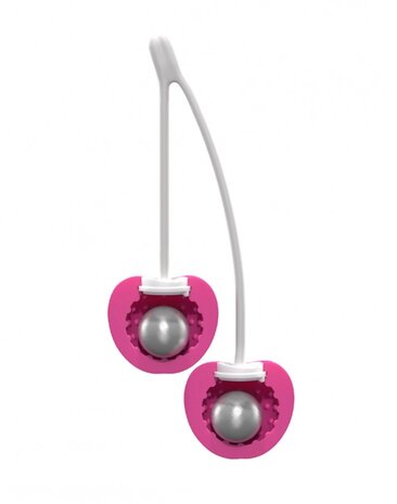 Love to Love Cherry Love Duoballs - Kegel Balls Ø 3,3 x 3,7 cm