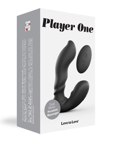 Love to Love Love to Love Player One - Analvibrator 12 x 9 x 4 cm mit Fernbedienung Love to Love Love to Love Player One - Analvibrator 12 x 9 x 4 cm mit Fernbedienung