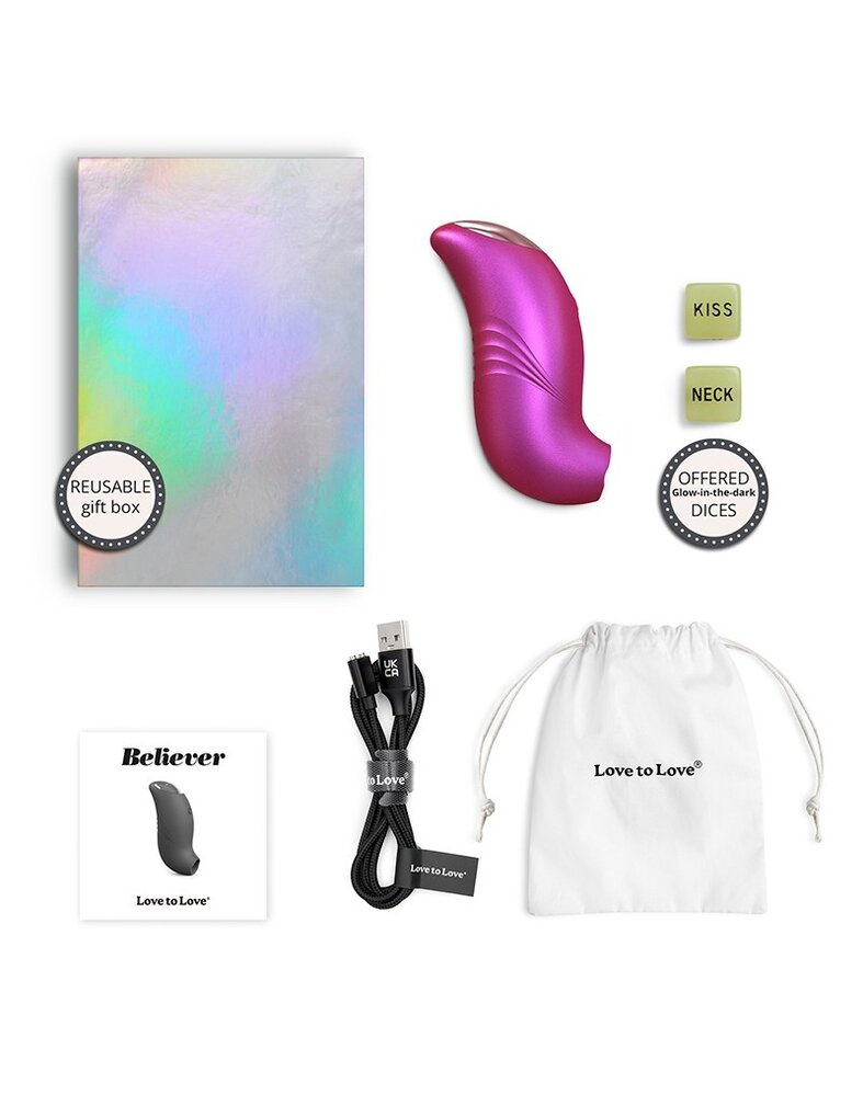 Love to Love Believer - Klitoris Vibrator mit Flapping-Technologie