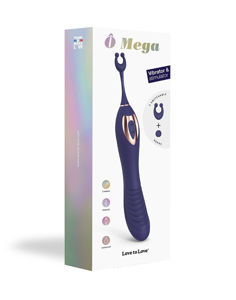 Love to Love Love to Love Ô Mega - G-Punkt Vibrator mit dualer Stimulation Love to Love Love to Love Ô Mega - G-Punkt Vibrator mit dualer Stimulation
