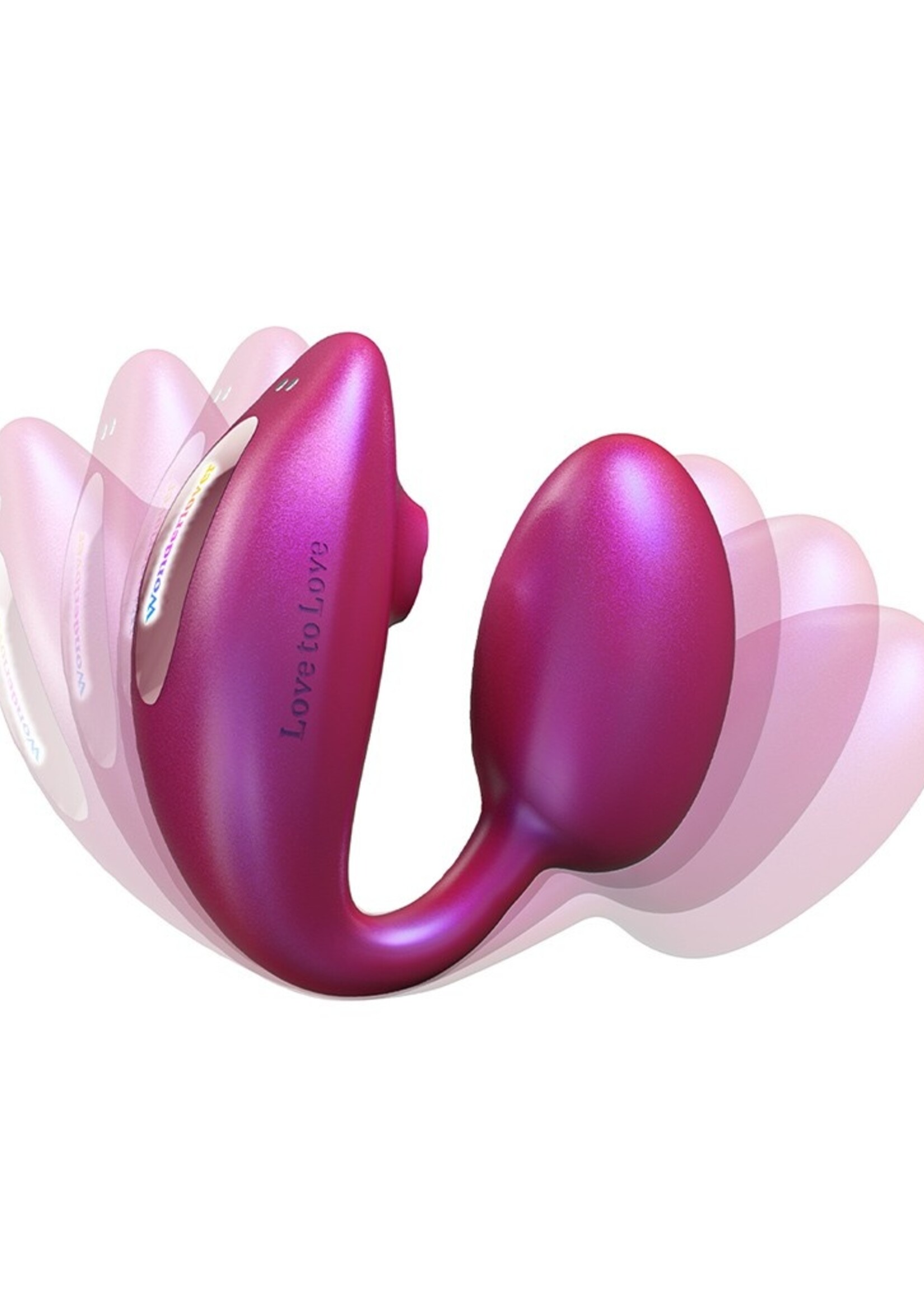 Love to Love Wonderlover - G-spot vibrator met flapperende technologie