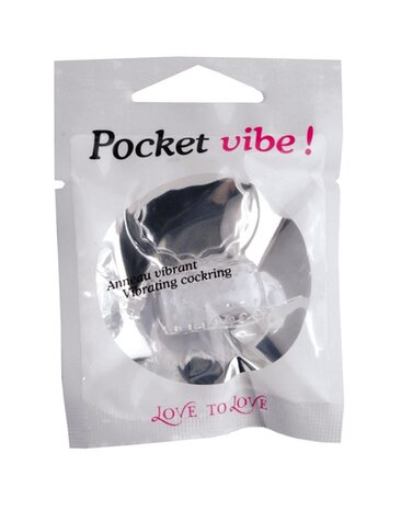 Love to Love Pocket Vibe - Penisring mit Vibration Ø3,5 cm