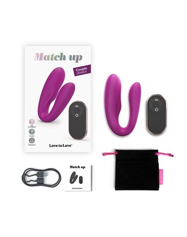 Love to Love Match Up - Paarvibrator mit Fernbedienung