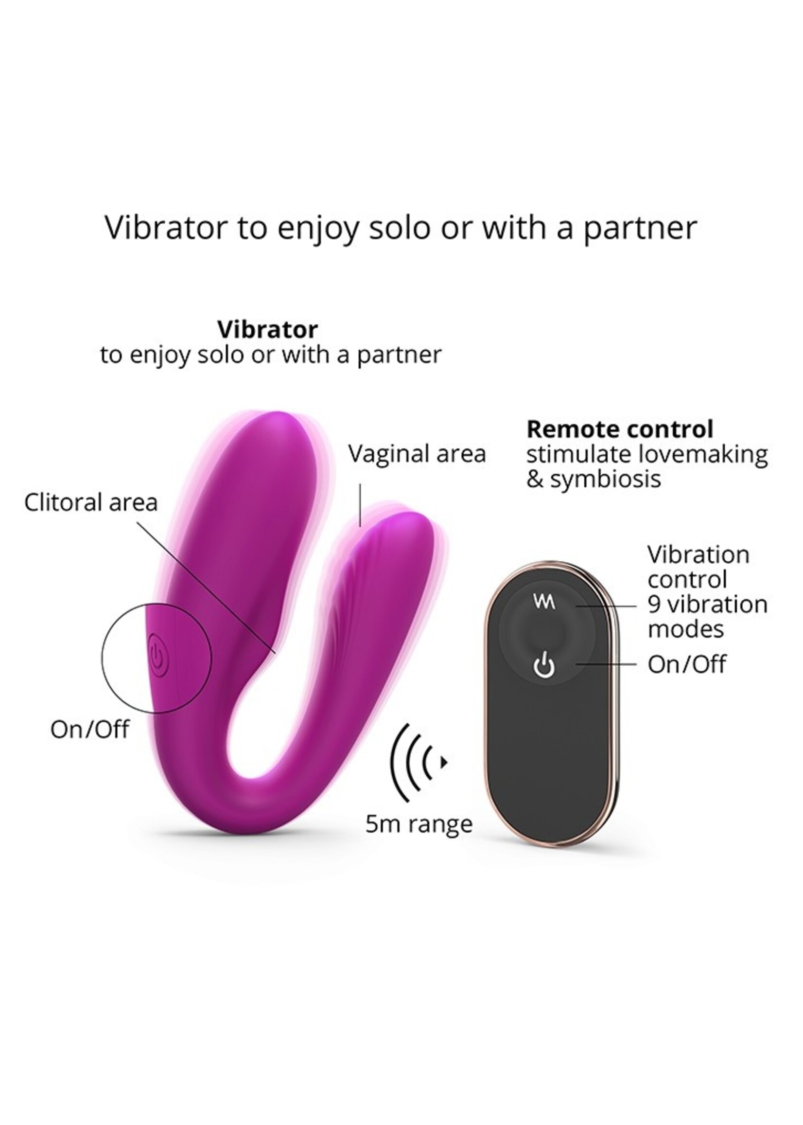 Love to Love Match Up - Rosa | Vibromasseurs pour couple