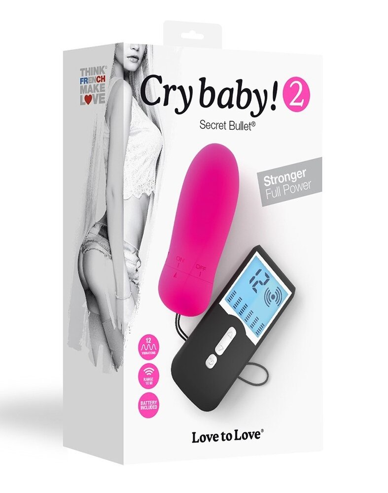 Love to Love Love to Love Cry Baby 2 - Vibro-Ei mit Fernbedienung Love to Love Love to Love Cry Baby 2 - Vibro-Ei mit Fernbedienung
