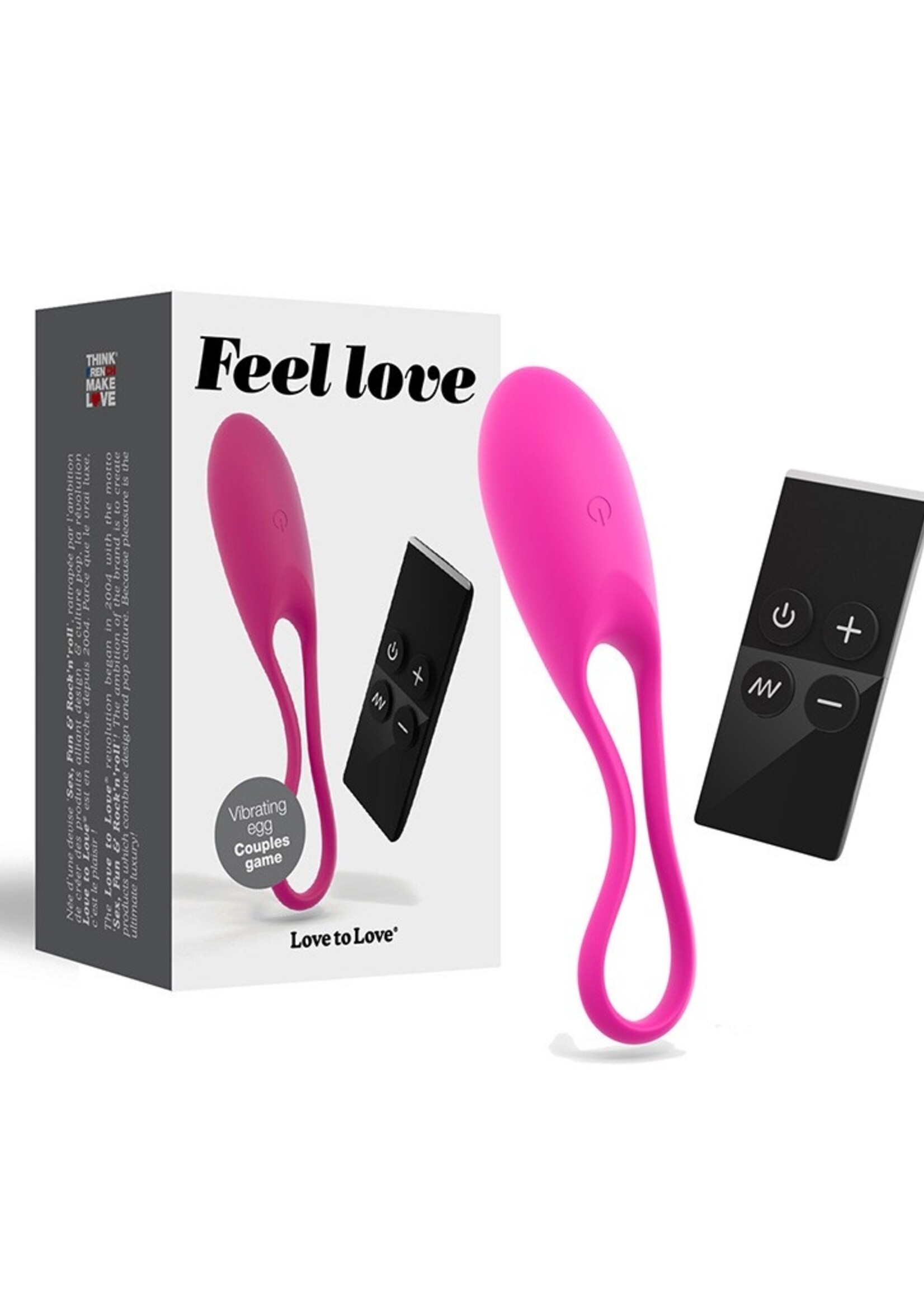 Love to Love Feel Love - Vibro-Ei mit Fernbedienung