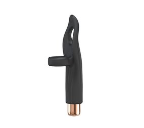 Love to Love Vibrating Tickle Me - Vinger Vibrator - Zwart
