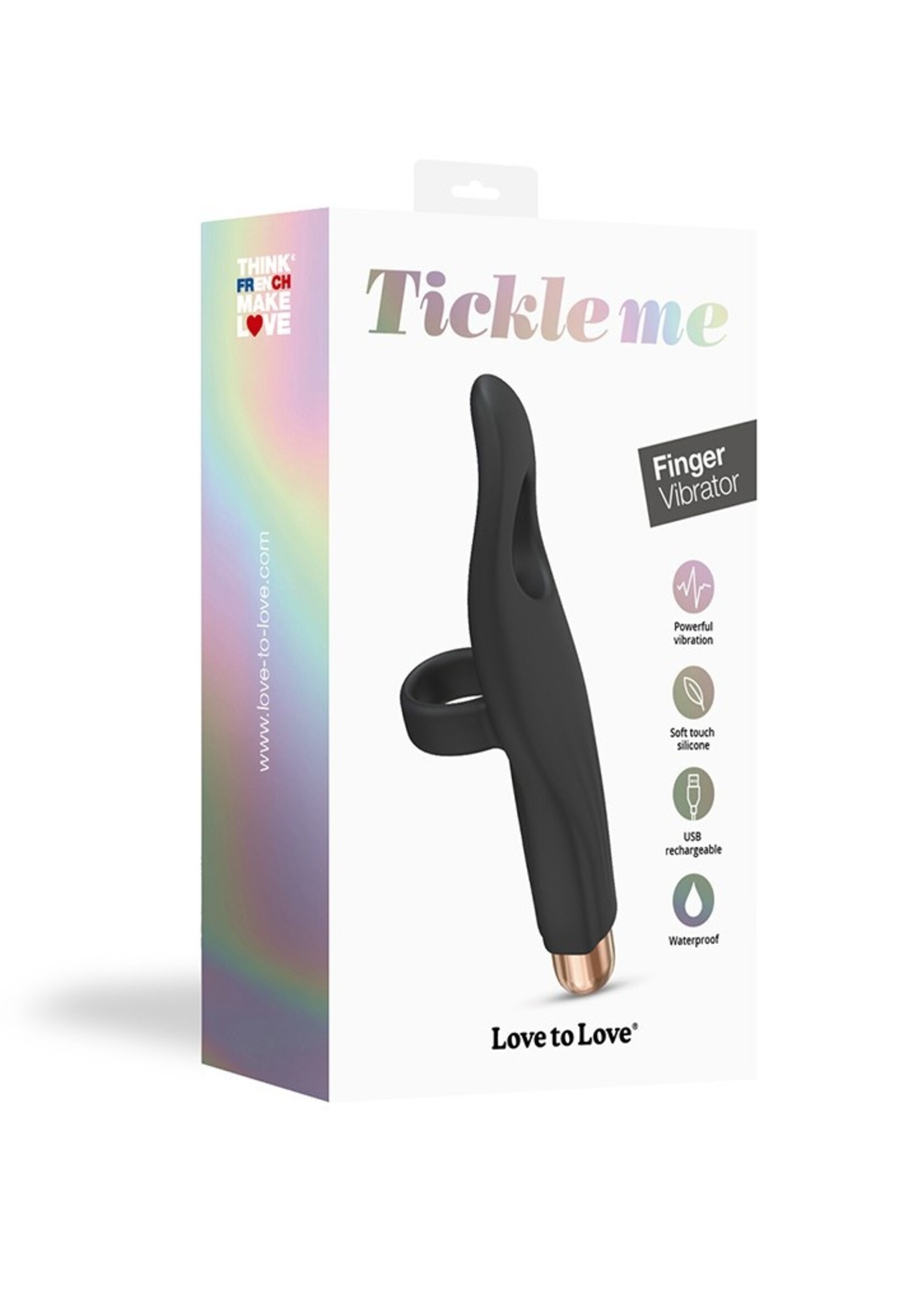 Love to Love Vibrating Tickle Me - Klitoris Vibrator mit abnehmbarer Vibro-Kugel